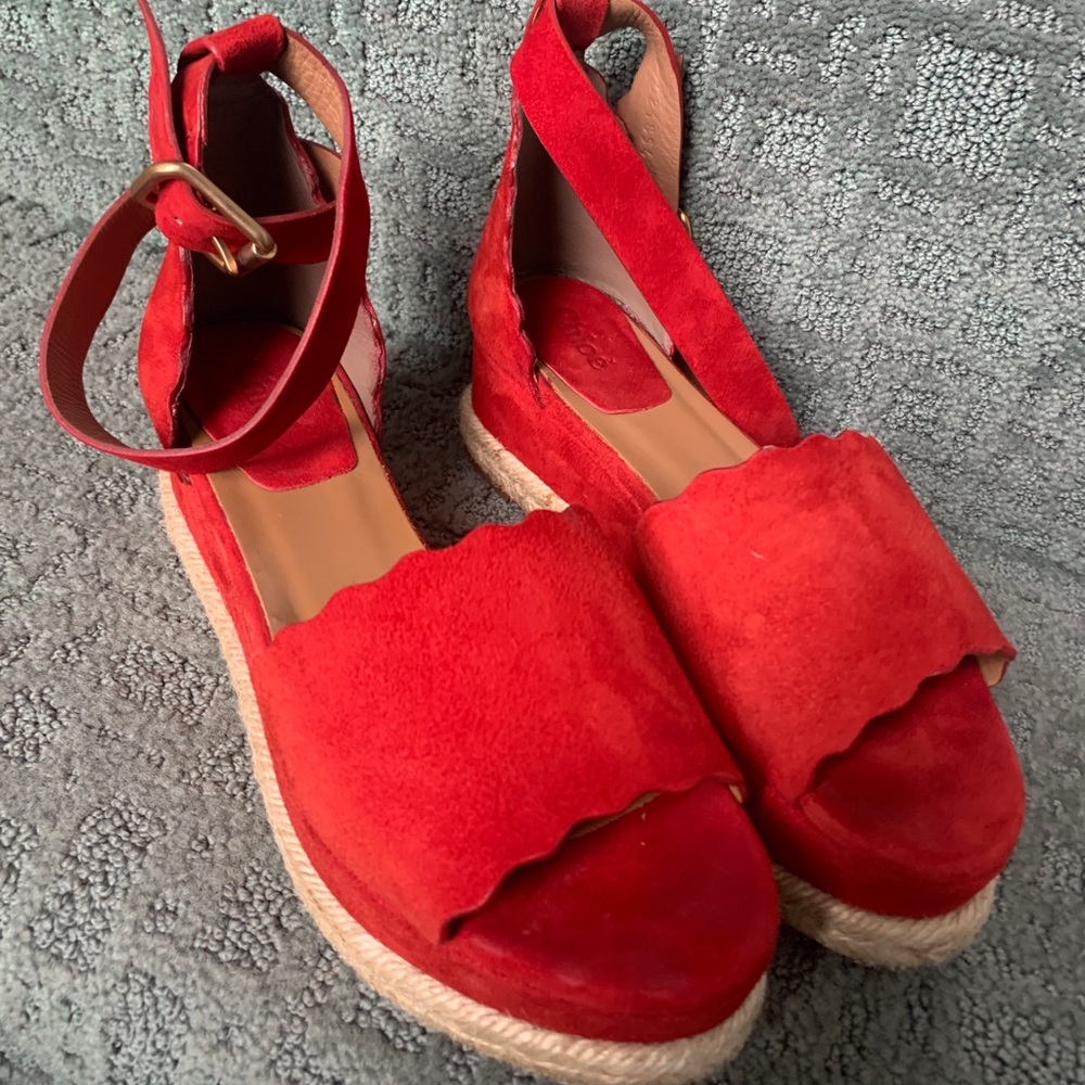 Chloe platform sandals